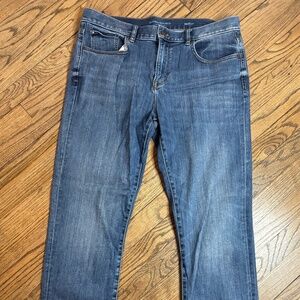 Banana Republic Traveler Jeans 34x32 Slim Fit Medium Wash OG 2019